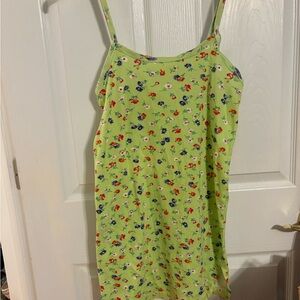 Victoria's Secret Lime Floral Dress